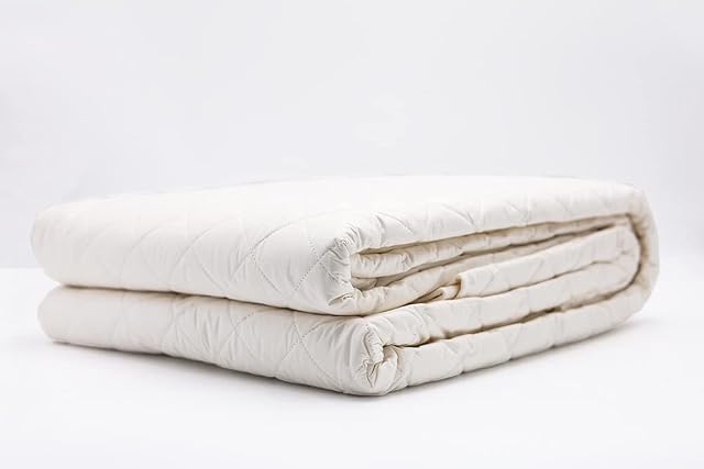 OrganicTextiles Organic Cotton Comforter Coverlet Set (King/Calking Size), Bed Spread, Luxurious Design Double Stitched with Matching Pillow Shams