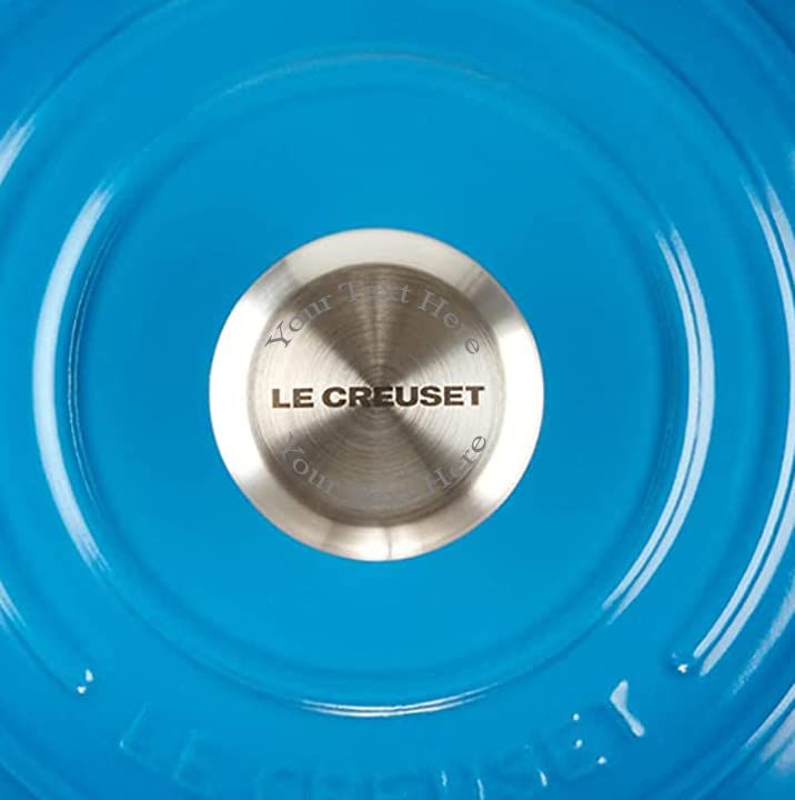 美品 Le Creuset Sta 並行輸入品 Personalized W Engraved Oven Dutch Round Signature Qt 1 2 3 その他キッチンツール Binghamtonhots Com