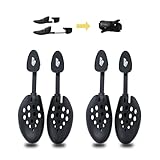 DJRF JJ 2 Pairs plastic Shoe Trees for Women & Men Size 6-12 Shoe Shape Holder and Stretch Expander for Boots Cowboy Sneakers & Shoes