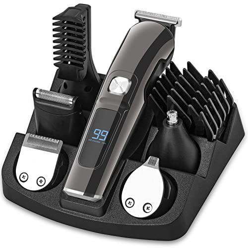 Produktfoto von VESSTT Haarschneider Barttrimmer Nasenhaartrimmer Körperhaartrimmer 11in1 Elektrischer Rasierer Herren, mit Akku 6&hellip;
