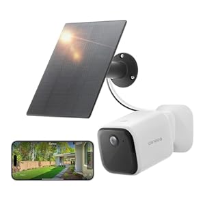 Winees L1 2K Akku Überwachungskamera mit Solarpanel