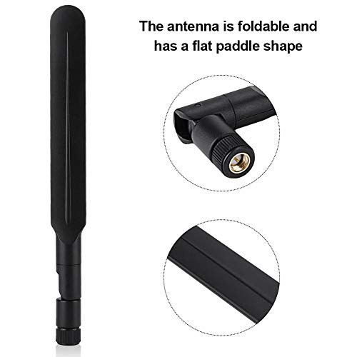2Pcs 3G 4G Lte Antenna,Wide Band 5Dbi 700-2600Mhz Wifi Antenna With Sma Male Swivel,Router Access Point Wireless Rang Extender And Other Network Device For Huawei B310 B315 B310S B315S #TOP2