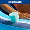 Aqua Ultra-Comfort Floating Pool Chair & Lake Raft with Pillow Heavy Duty Pool Float, Lake Floating Chair