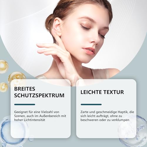 Polvo de ajuste de protección solar mineral, control de aceite SPF 35, maquillaje en polvo de larga duración, acabado mate, poros invisibles y sedosos, polvos de fijación sueltos adecuados para todo - imagen 2