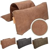 Kopfstütze Sofa Couch - Hochwertiges orthopädisches Nacken - und Kopfkissen-Nackenkissen für Sessel, lesekissen für Bett - Sofa und Fernsehsessel – rückenkissen - PTMD Innenkissen - Cognac
