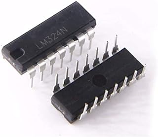 10cs Robojax LM324N LM324 Low Power Quad Operational Amplifier DIP-14 OpAmp