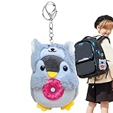 Générique Llavero Peluche Pingüino 10cm – Muñeco Animal Relleno Felpa...