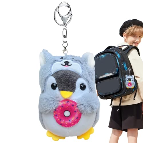 Generico Di Peluche | Portachiavi Con Peluche Ripiene Di, Portaiavi Con Bambola Di Pelche A Forma Di Pinino, Portachiavi Con Ciondolo A Catena Portatile Decorazione Per Borse Da Z
