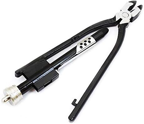 Stark - Alicates de seguridad de 9 pulgadas, alambre de herramienta de torsión de alambre de avión, tornado automático de bloqueo de metal para la