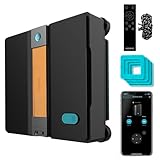 Cecotec Robot Limpiacristales con App y Mando Conga Windroid W50 Double Spray. Pulveriza, Limpia y Seca, 6300Pa, Diseño Cuadrado, 4 Mopas y 4 Sprays, 5 Modos, Doble Sistema de Seguridad