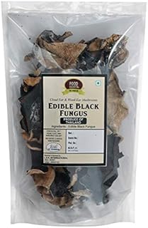 Food Essential Edible Black Fungus (Cloud Ear and Wood Ear Mushrooms) 100 gm.