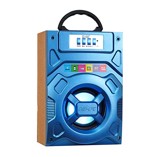 HiFi-beschreibbarer Bluetooth-Lautsprecher Wireless Boombox Tragbarer Lautsprecher Box-subwoofer Mit Led-licht Fm Aux Tf USB-Eingang Für