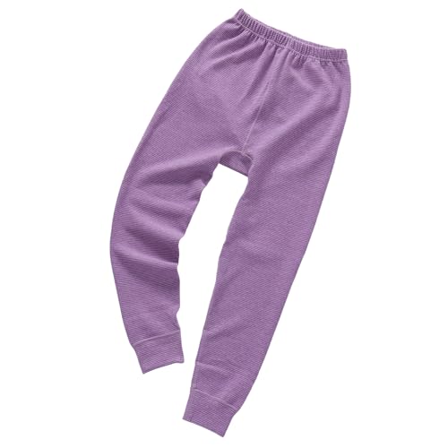 Girls Winter Leggings Thick Warm Full Length Pants Footless Stretchy Tights Pants