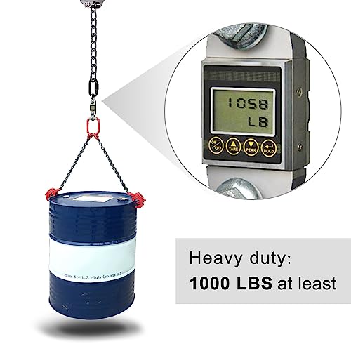 BeneLabel Heavy Duty Porch Swing Chain Kit with Silent Hangers, Hammock Chair Hardware for Indoor/Outdoor Hanging Chairs, Punching Bags and More, Easy Installation, Rustproof, 1000LB Capacity, 81\" - Thumbnail 3