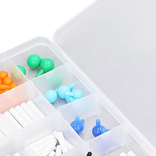 Zerodis Measurement Kits School Supplies Inorganic 3D Molecular Structures Model with Color Coded Atoms and for Students Teachers Learning and Teaching Chemistry Molecular Model Kit - Image 7