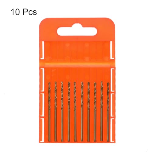 QUARKZMAN 10 Stück Metallbohrer 1,8 mm M35 HSS Cobalt Spiralbohrer Werkzeug für Edelstahl, Kupfer, Holz, Kunststoff und andere harte Materialien