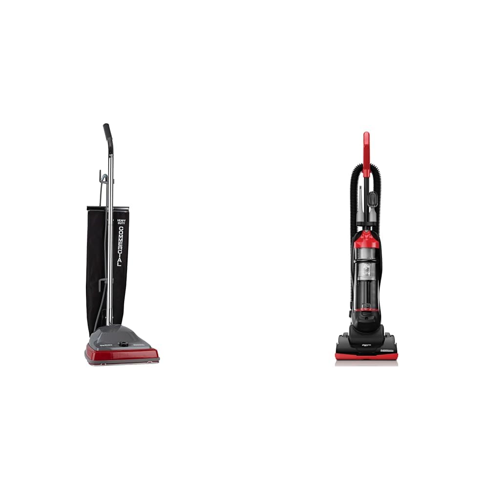 Sanitaire SC679K Tradition Upright Commercial Bagged Vacuum Bundle with Dirt Devil Endura Lite Bagless Vacuum Cleaner UD20121PC