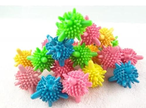 Veentus Eco Friendly Washing Machine Laundry Balls Reusable Tangle Free, Scrubbing Laundry Balls, Hypoallergenic, and Chemical Free Unique Shape Best for Clean and Soft Anti-wrap Protection Washing Clothes (Pack of 5 Pis)