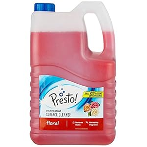 Amazon Brand – Presto! Disinfectant Surface Cleaner – 5 L (Floral)
