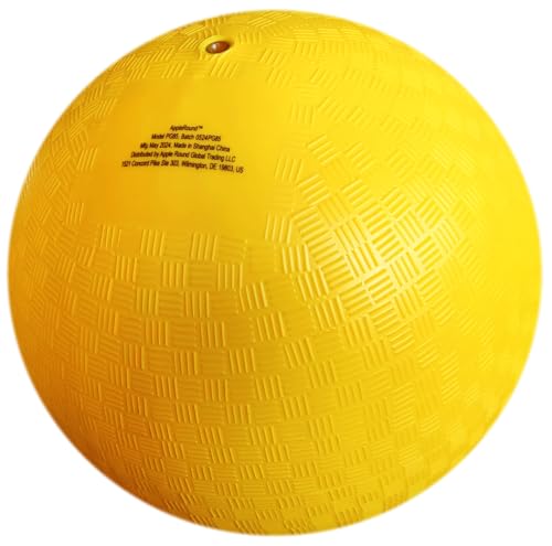 AppleRound 4-Pack of 5 Inch Small Playground Balls for Toddlers Kids with Air Pump - Kickball, Handball for Outdoor Kindergarten Preschool Games