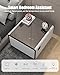 LIVTAB Smart Side Table, Nightstand with Built in Fridge, 27.7