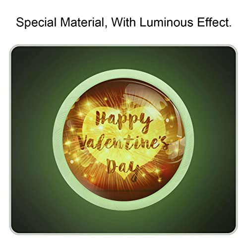 Boutons fluorescents cadeau Saint Valentin pour commode et placard - 3