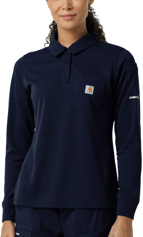 Carhartt Scrubs C13210 Women's Force® Cross-Flex Modern Fit Flex Panel - Image 2