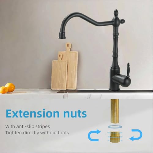 8 inch Extra Length Shank Nuts Faucet Tap Mounting Hardware Part 20cm