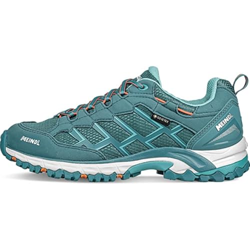 Meindl Caribe Lady GTX, Traillaufschuh, Smaragd/Orange,