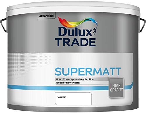 Dulux 10L Super Matt Interior Paint - White Finish