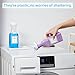Laundry Detergent Dispenser,Laundry Soap Dispenser,Liquid Laundry Detergent Container,35OZ Fabric Softener Dispenser with Tray, Laundry Room Organization,Extra 4 Labels,White
