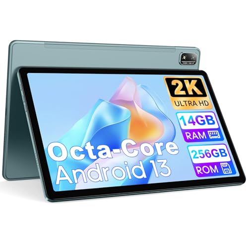 Image of AISLPC 11 Inch Tablet Android 13 Tablets 16GB RAM+256GB ROM+1TB Expand Octa-Core Tablets PC with Dual SIM Card Slot, 2K 2000 x 1200 Display, 8+13MP Dual Camera, Bluetooth5.0, GPS, 5G /2.4G WiFi