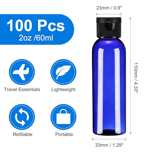 Récipients réutilisables de taille voyage avec couvercles hermétiques Quarkzman, lot de 100