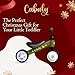 Cubuly Green Baby Balance Bike for 1-3 Year – First Birthday Boy Girl Gifts 12-36 Month Mini Bike|Colorful Lighting Wheels|Ride on Toys |Toddler Balance Bike 1-3 Indoor/Outdoor