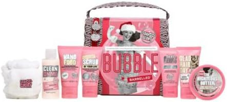 Bubble Barrelled Bag Gift Set 6 Travel Favourites & A Headband
