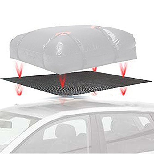 Omonic Car Roof Mat Cargo Bag Top Universal Roof Rack Pad (39"x36") Cushioned Layer Non-Slip Heavy Duty Elastic Soft for Car SUV Truck Roof Carrying Cargo Bags Bikes Paddle