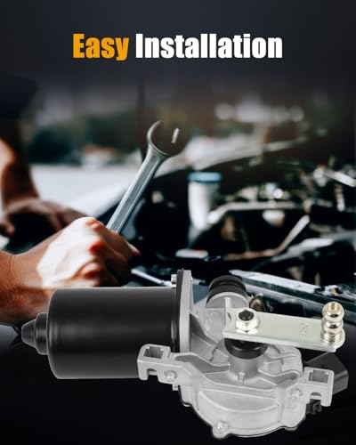 Image of ROADFAR Front Windshield Wiper Motor Replacement for 2006-2011 for Dodge for Attitude,2006-2011 for Hyundai for Accent,2006-2011 for Kia for Rio5 981102M000 Wiper Motor 5 Pins
