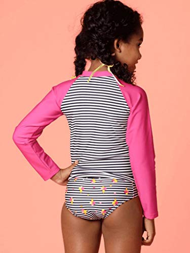 Camiseta Puket Infantil Surfista Fps Listras Sorvete Pink