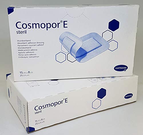 Cosmopor-E 900874 - Apósitos adhesivos estériles absorbentes (15 x 8 cm, 25...
