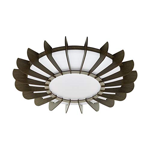 Plafonnier LED Arapiles Eglo luminaire de plafond moderne en acier blanc