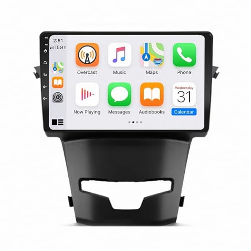 Radio de coche 2 DIN con Carplay inalámbrico y Android Auto para SsangYong Korando 3