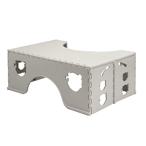 PORFOYO Tabouret De Toilette En Bambou, Tabouret De Toilette