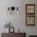 2-Light Black Vanity Light,Create for Life® Rustic Farmhouse Bathroom Lighting Metal Cage Wall Sconce for Bathroom Dressing Table Mirror Cabinets Vanity Table