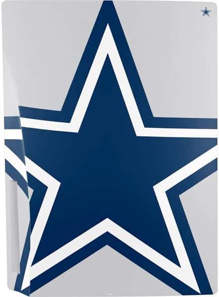 Skinit Decal Gaming Skin Compatible with PS5 Bundle - Officially Licensed NFL Dallas Cowboys Large Logo Design