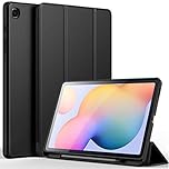 CACOE Case for Samsung Galaxy S6 Lite Tablet with Pencil Holder(SM-P620N/ P625N/ P610N/ P613N/ P615N/ P619N), Case for Galaxy S6 Lite 10.4 inch 2024/2022/2020, Black