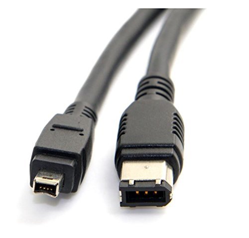 Bizlander Firewire DV Cable 4 Pin to 6 Pin for Canon GL1 and GL2 Mini DV Camcorder and Canon ZR Series Camcorders Flexradio,Panasonic PV-GS320, MacBook 2008,