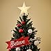 Mr. Christmas Animated White Santa's Bi-Plane Christmas Tree Topper with Banner, Illuminated LED Star, Velcro Straps to Easily Attach, 21.75 Inches