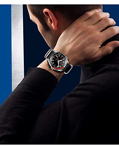 Binlun Nylon Watch Strap Thick Premium Ballistic Multicolor Bands For Men Women 18Mm 19Mm 20Mm 21Mm 22Mm 23Mm 24Mm With Military Heavy Duty 5 Rings Silver/Black Stainless Steel Buckle(Black Band Black Buckle,22Mm) #TOP3