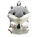 Plüsch Rucksack Niedliche Hamster Plüsch -Rucksack gefülltes Tierrucksack mit verstellbarem Schultergurt Hamster Rucksack Kissen und Handwärmer for Kleinkind Kid Teen Erwachsener (Color : G)