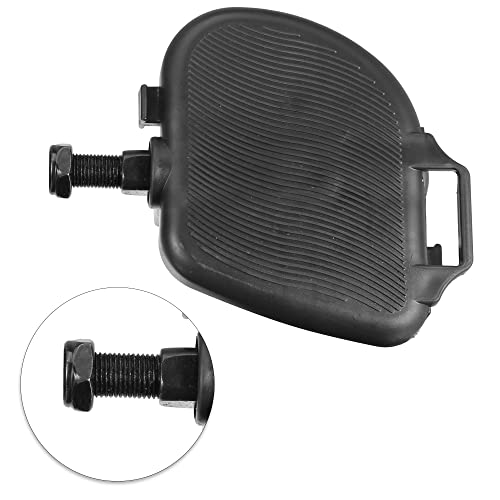 X AUTOHAUX 1 Pair Exercise Bike Pedals with Straps Indoor Cycling Parts Non Slip 1/2'' Fixed Gear Bike Pedals by X AUTOHAUX - Image 6